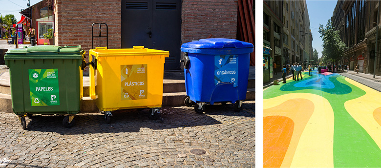 Nuevos cubos de reciclaje en la ciudad